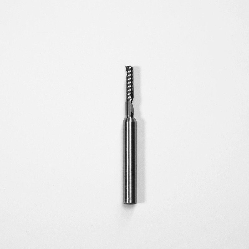 Up-Spiral O-Flute Router Bit - 5 mm CD x 20 mm CL x 8 mm SH